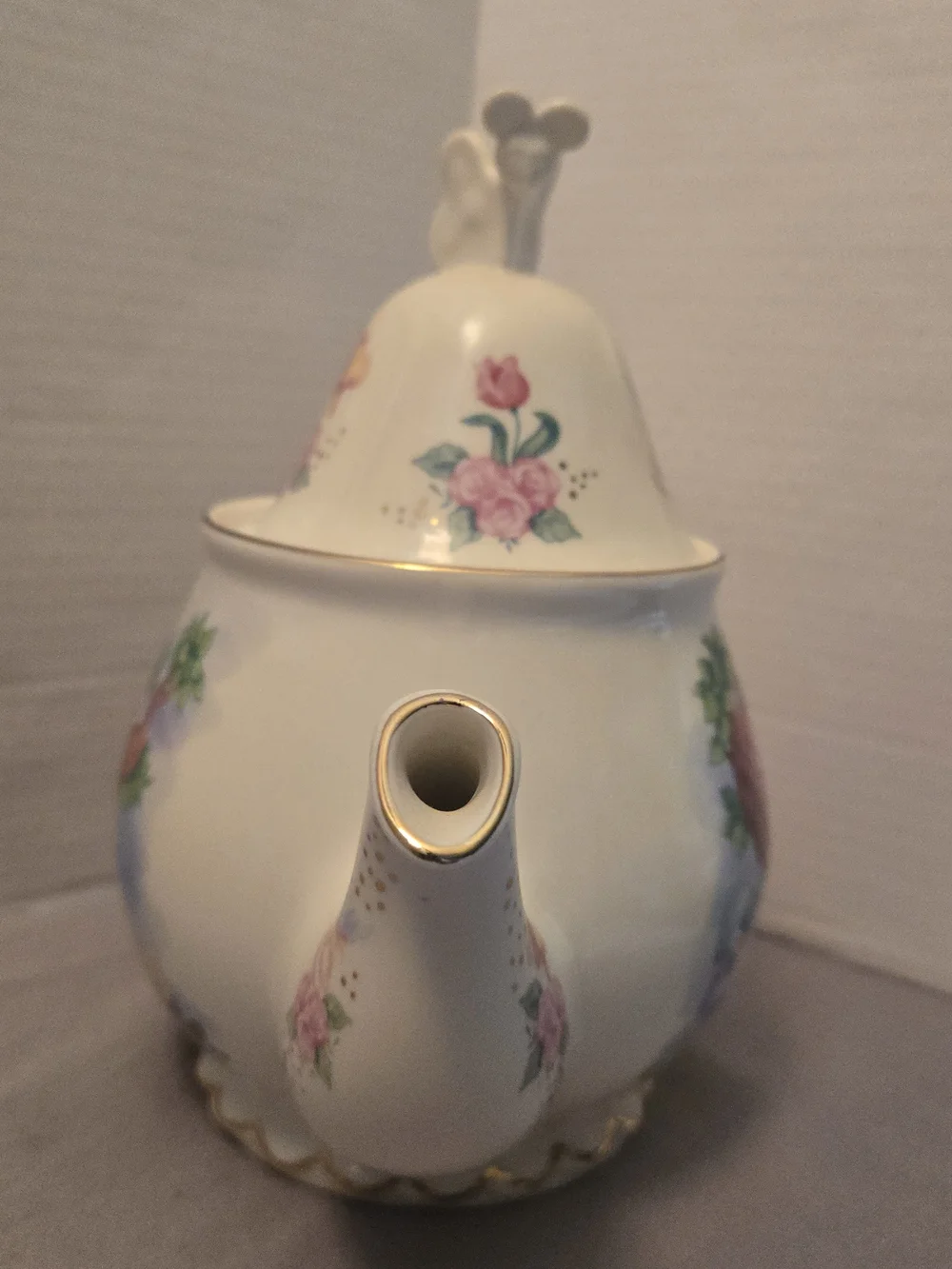 DISNEY PARKS ALICE IN WONDERLAND CHESHIRE CAT CERAMIC TEAPOT  W/ BOX
